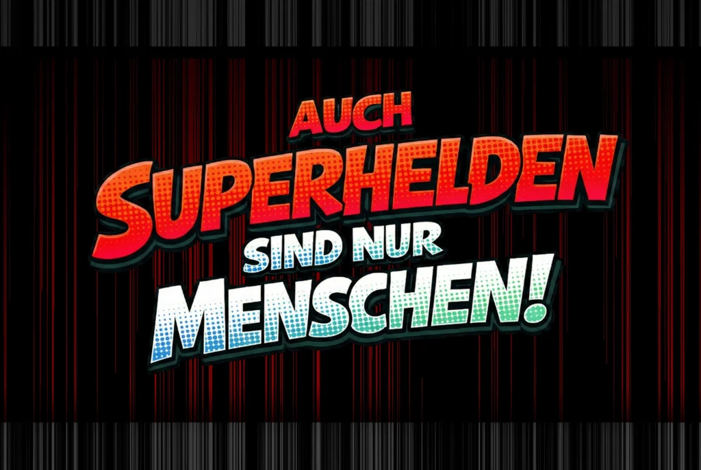 Auch Superhelden sind nur Menschen - Cover