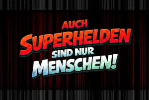 Auch Superhelden sind nur Menschen - Cover